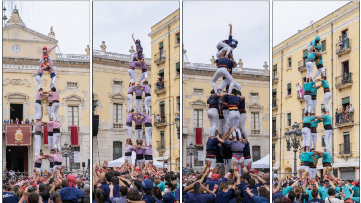 Los Xiquets, la Jove y Sant Pere i Sant Pau descargaron el 3de7, castell máximo acordado, mientras que el Serrallo apostó pel 4de6a antes que todas les colles acabasen con un pilar de 5.Los Xiquets, la Jove y Sant Pere i Sant Pau descargaron el 3de7, castell máximo acordado, mientras que el Serrallo apostó pel 4de6a antes que todas les colles acabasen con un pilar de 5.