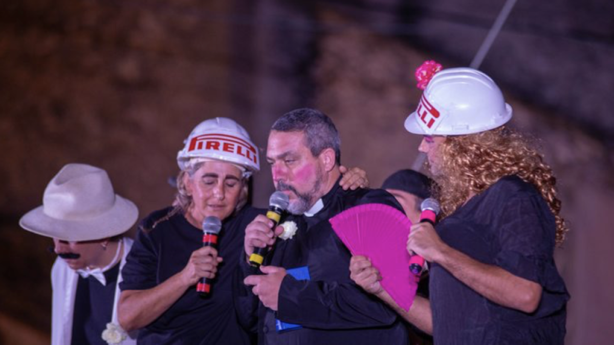 Escena de la representació de Ball de Malcasats de Torredembarra aquest 2021.