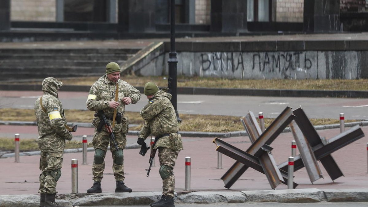 Imatge de soldats ucraïnesos.