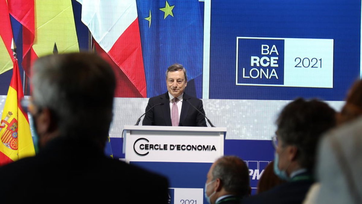 Mario Draghi en imatge d'arxiu.