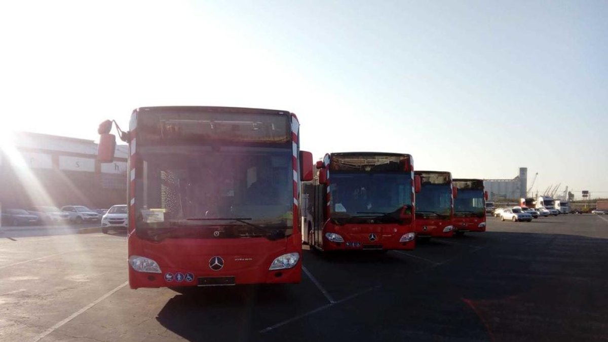 Flota actual dels autobusos de l'EMT.