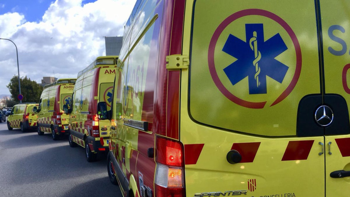 Una ambulancia de las islas Baleares.