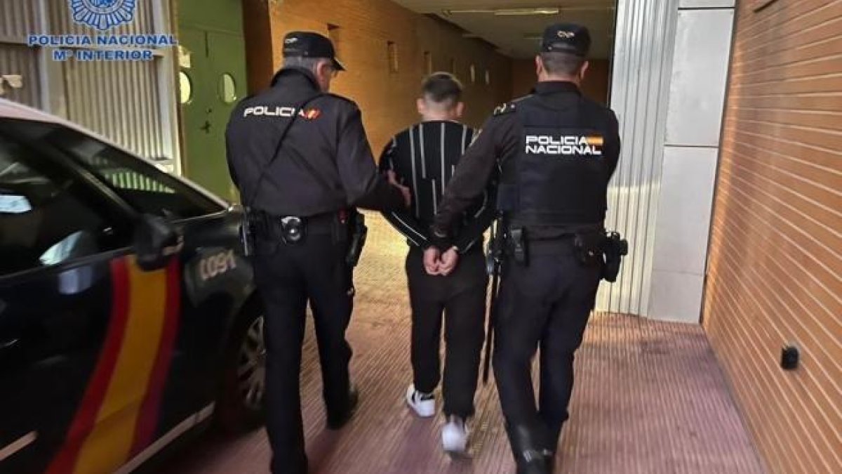 Imagen del detenido por el crimen machista de Elche