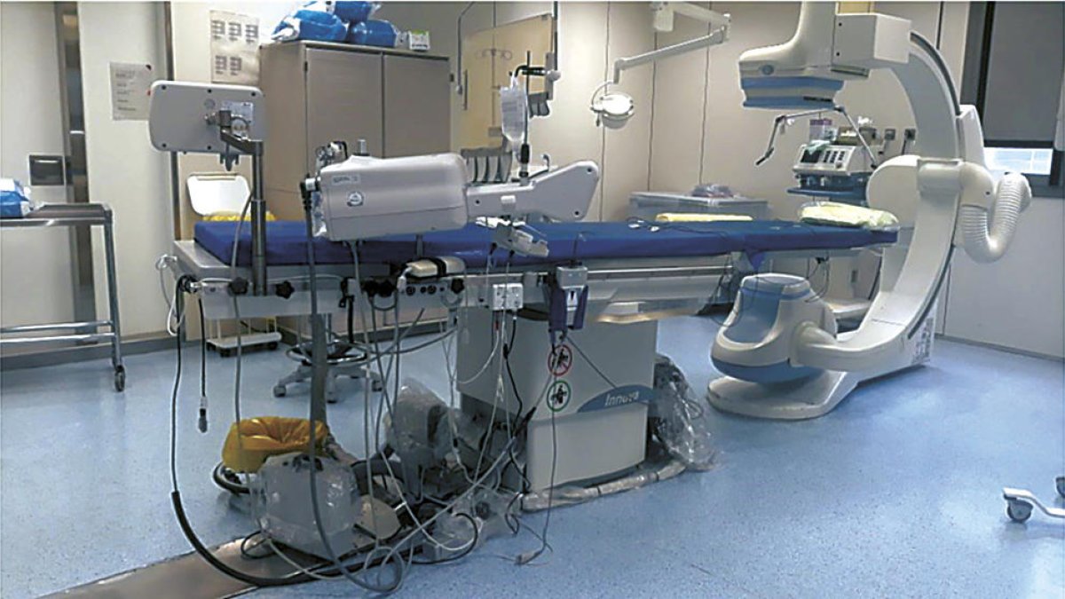 Imagen del espacio del Hospital Joan XXIII donde se tiene que llevar a cabo las mejoras y el cambio de equipamiento.