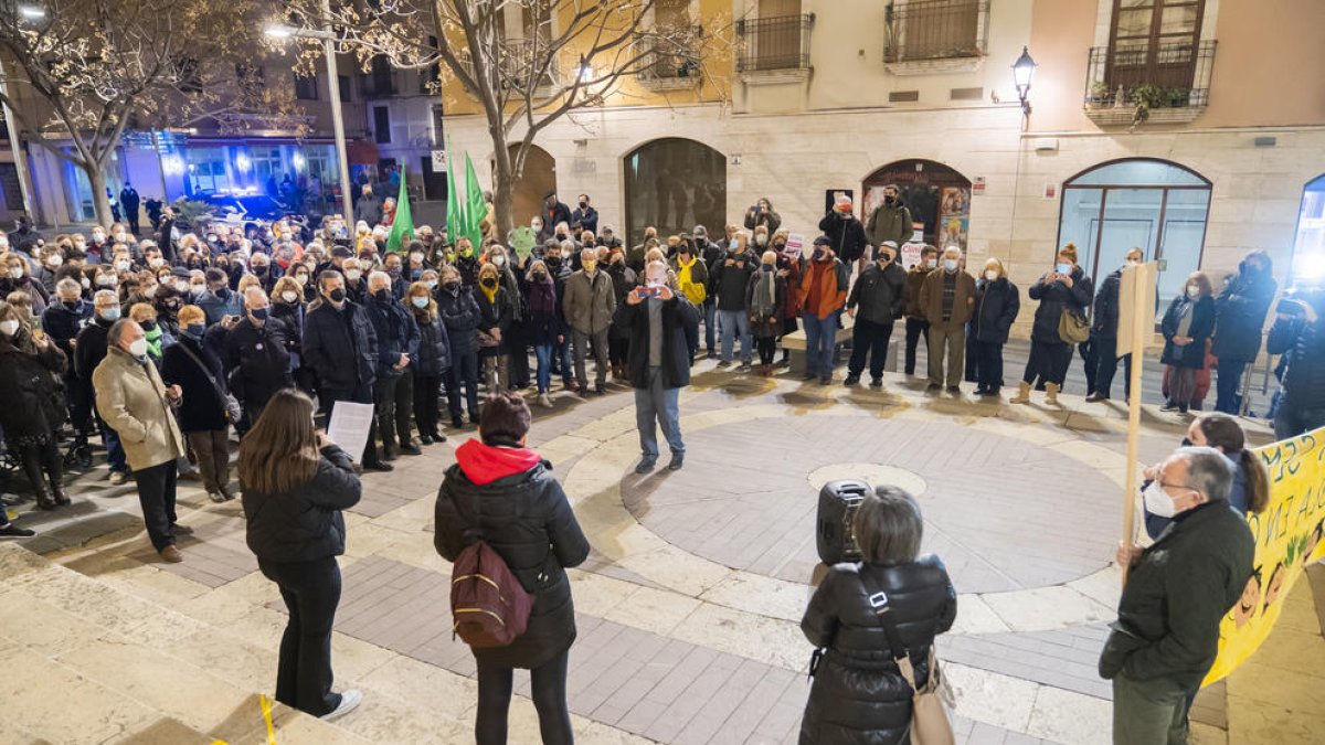 En la protesta hi van participar