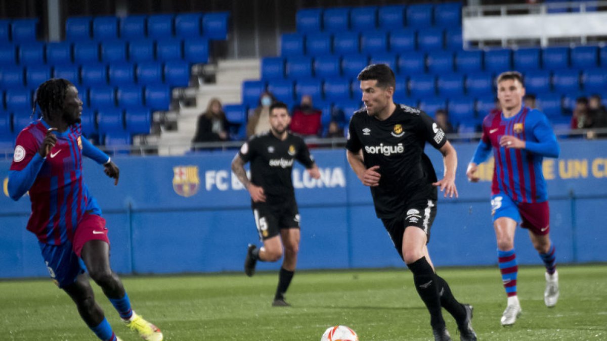 Javi Bonilla ha pasado de ser el revulsivo de lujo de Raúl Agné durante la primera vuelta a ser la referencia ofensiva del Nàstic.