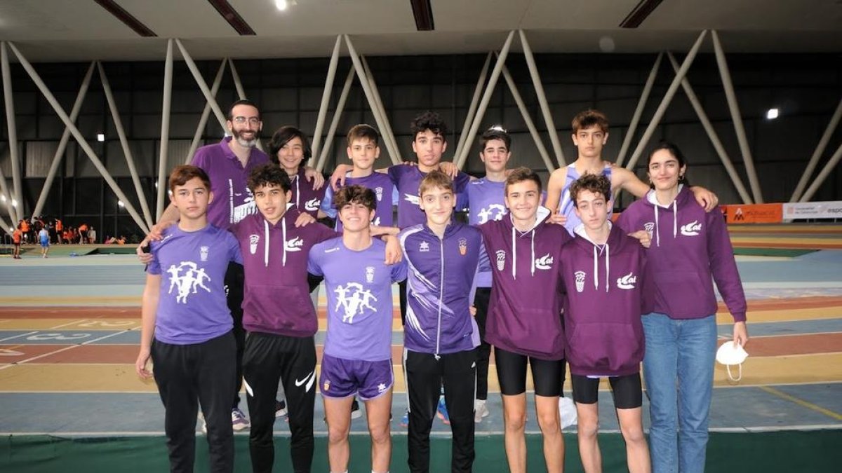 L'equip del CA Tarragona després del Campionat de Catalunya Sub16.