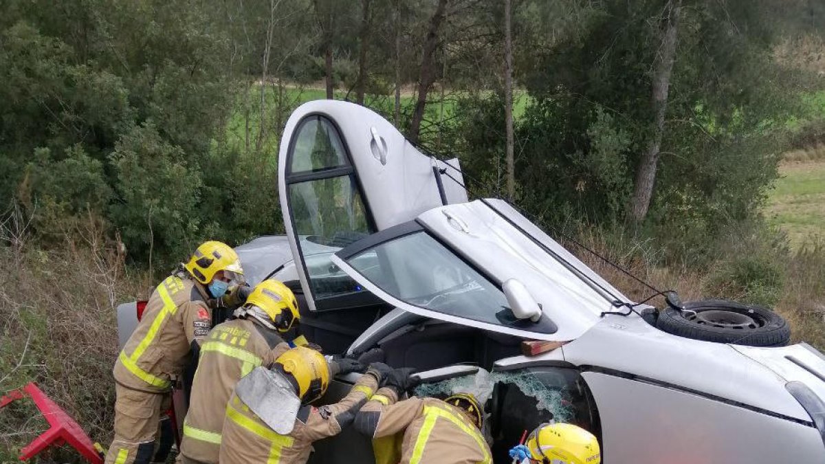 Imatge del vehicle accidentat.