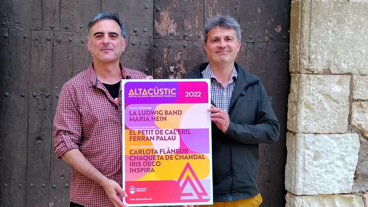 Imatge de la presentació de la novena edició del Festival Altacústic d'Altafulla.