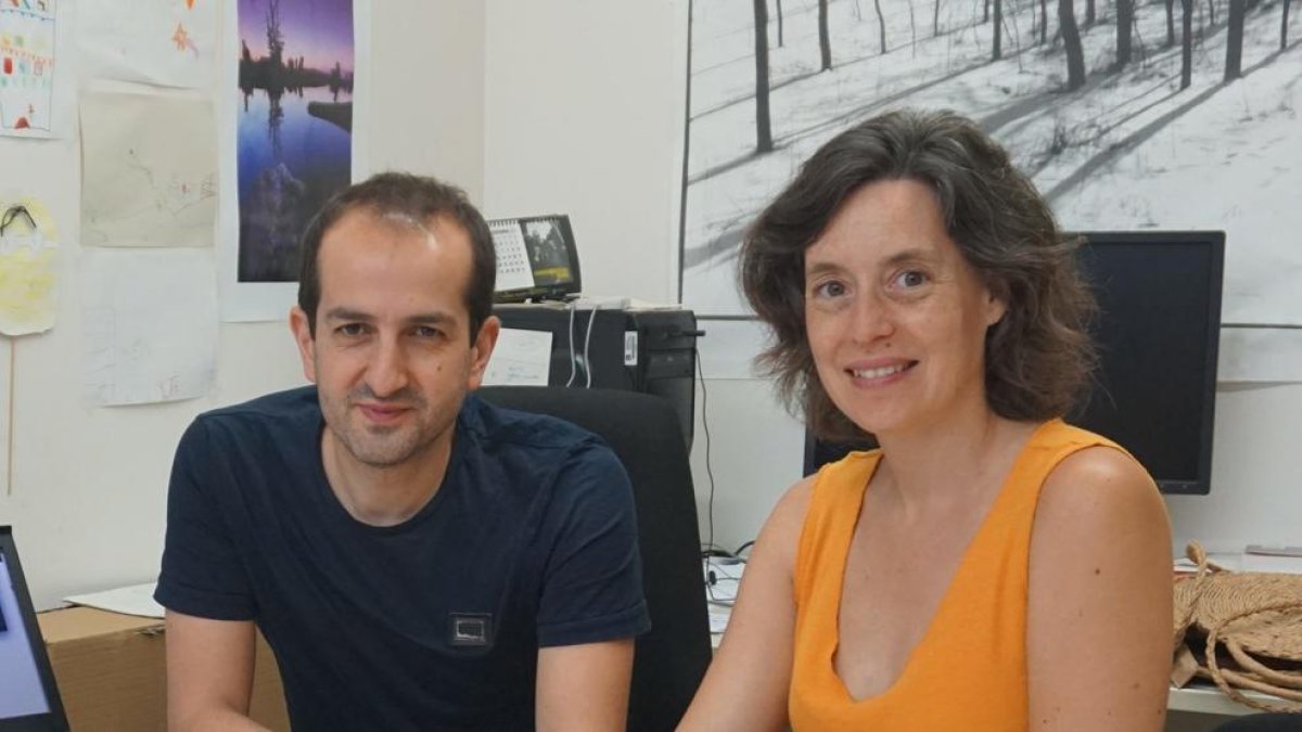 Els investigadors de la URV Roger Guimerà i Marta-Sales Pardo.