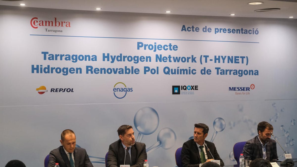 Presentació del projecte Tarragona Hydrogen Network (T-HYNET) - Hidrogen Renovable Pol Químic de Tarragona.