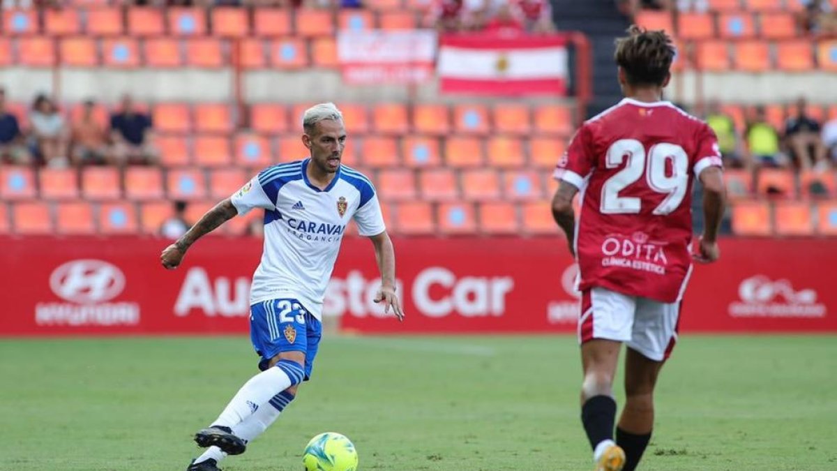 Imatge del primer partit de pretemporada pel Nàstic contra el Saragossa.