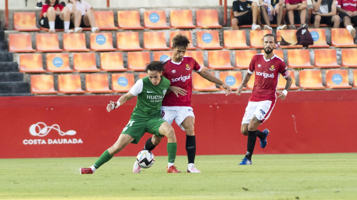 Josema Gómez durant un partit amb el Nàstic de Tarragona.