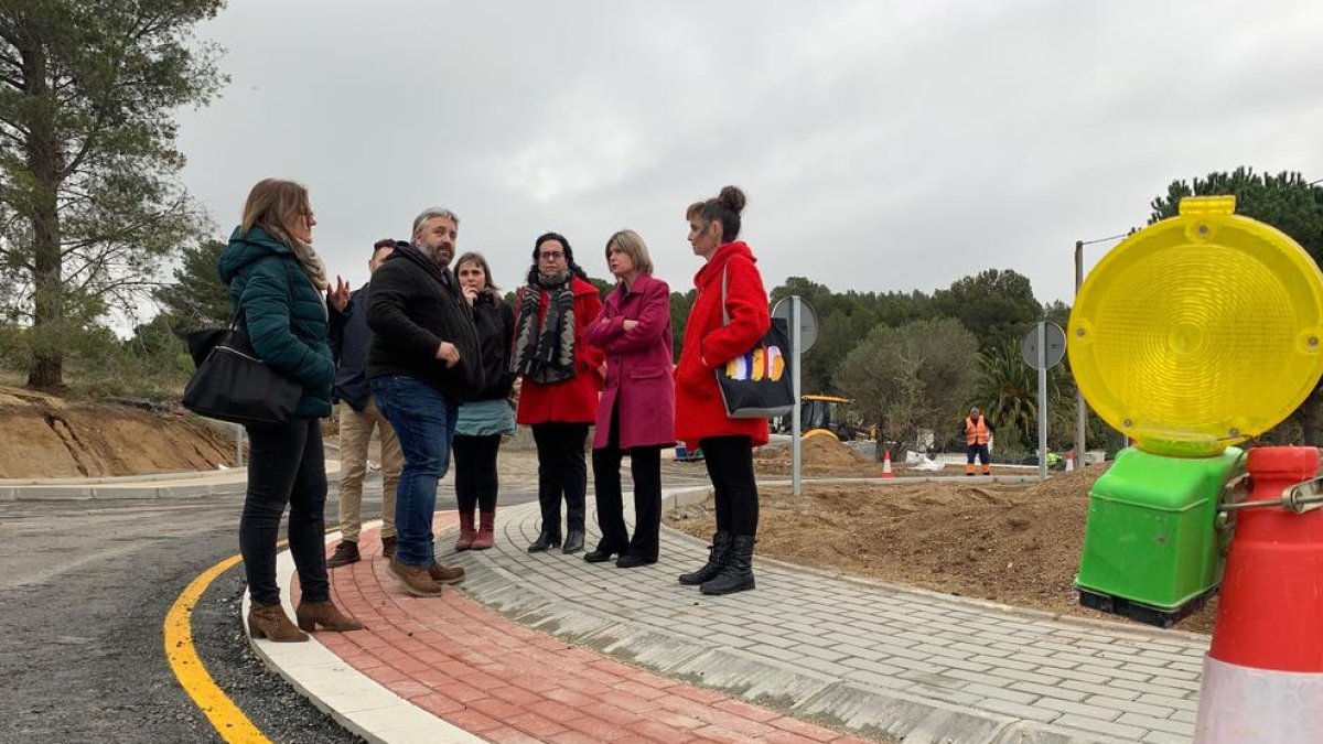 La presidenta de la Diputació, Noemí Llauradó, ha visitat les obres.