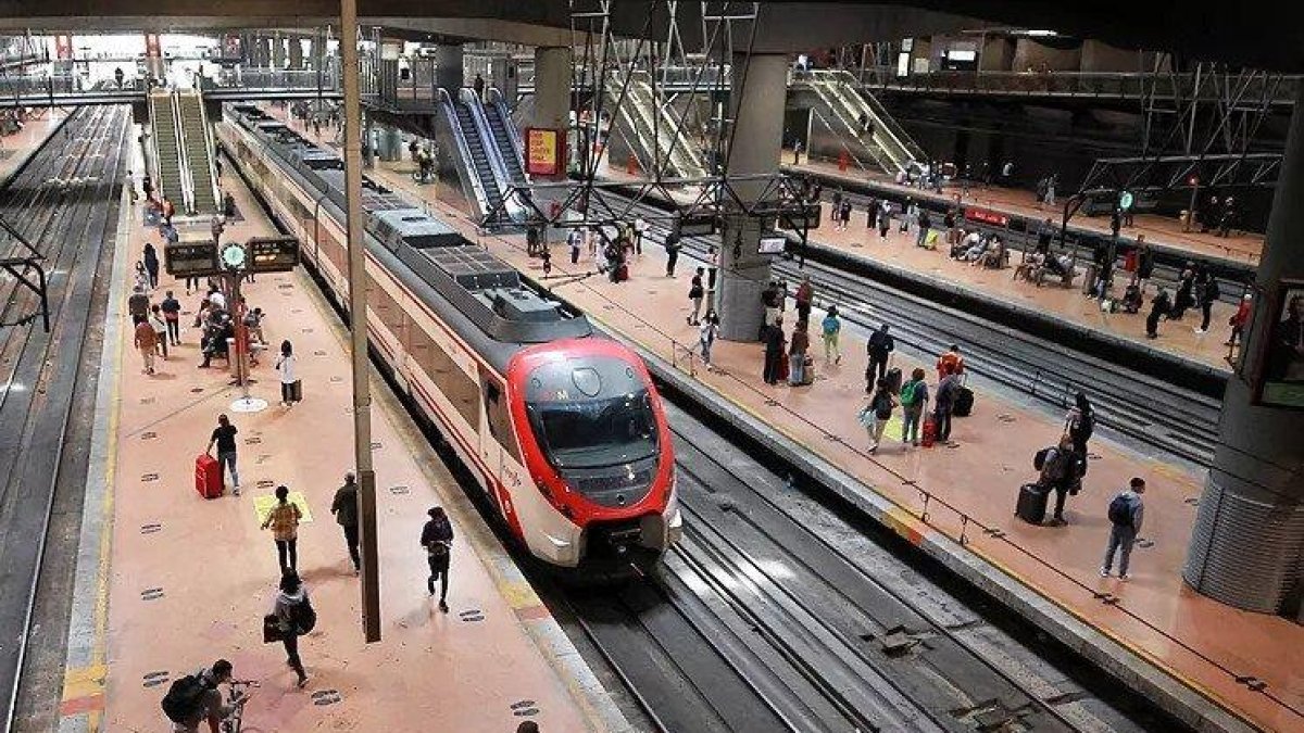 Les infraestructures ferroviàries representen bona part de la inversió a Madrid.