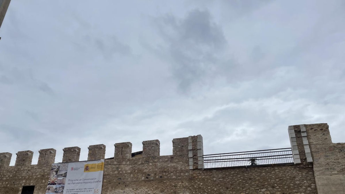 La muralla de Sant Francesc que ha sido rehabilitada.