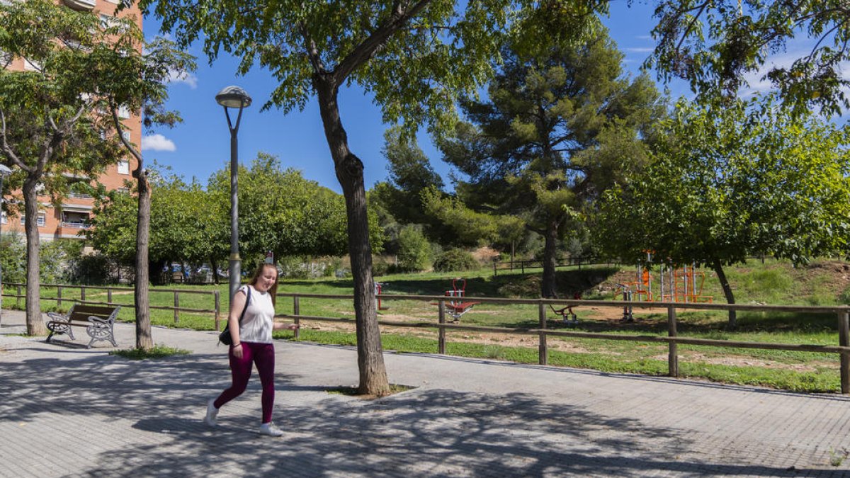 Imatge actual del parc de la Muntanyeta, a tocar de l'avinguda dels Països Catalans.