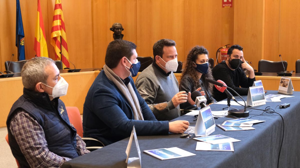 Imagen de la rueda de prensa.