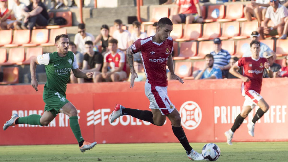 Pablo Fernández va ser l'últim davanter en estrenar-se i ho va fer contra el Vilafranca el dissabte.