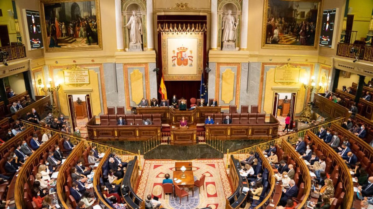 El pleno del Congreso de los Diputados.