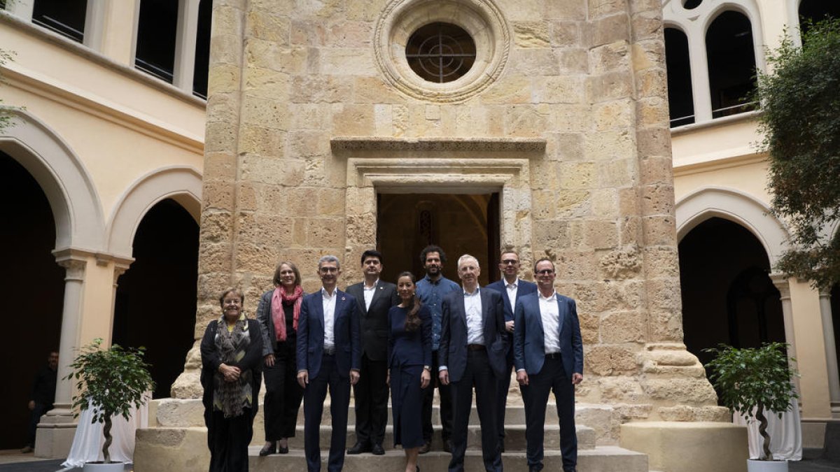 Imagen de los miembros que han participado hoy en el debate sobre el futuro de la industria europea en Tarragona.