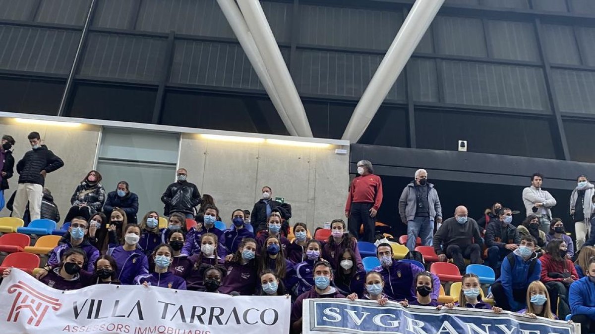 Imagen del equipo femenino del CA Tarragona en pasado domingo.