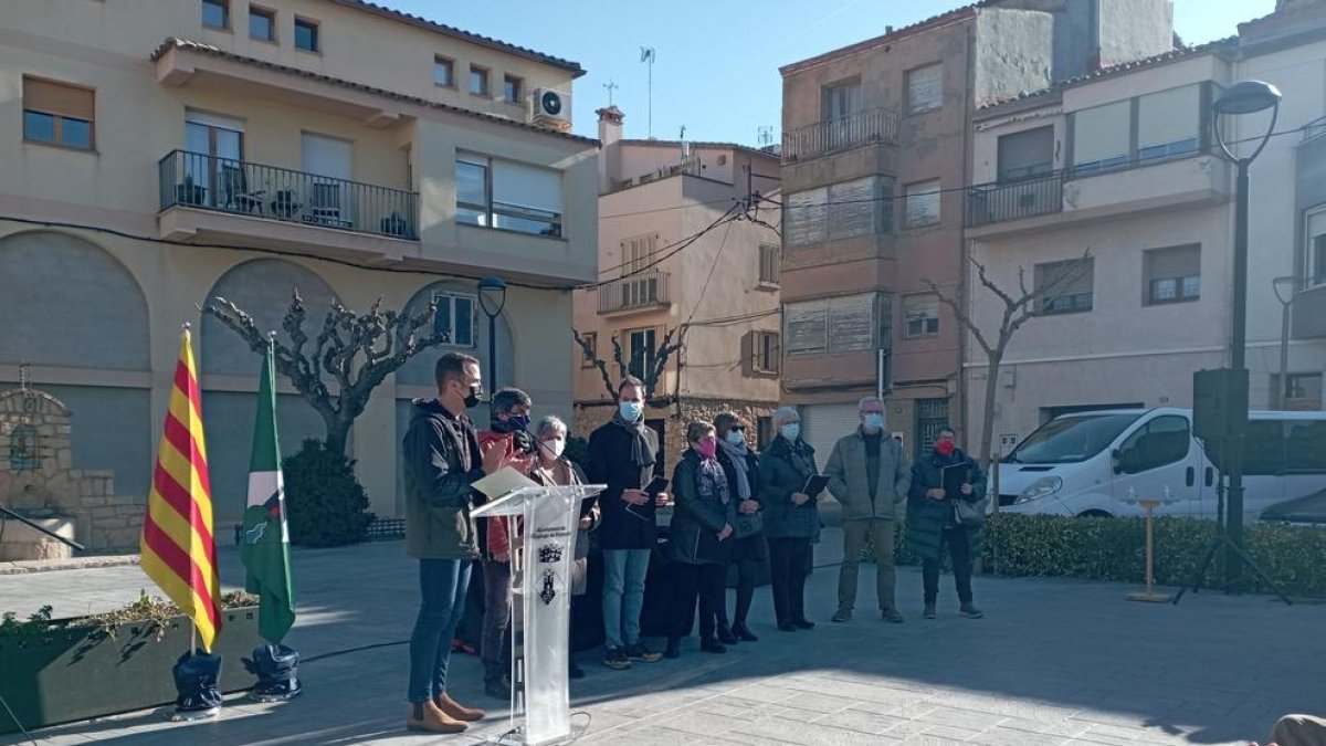 El acto de Inauguración de 'Memoria a pie de calle'