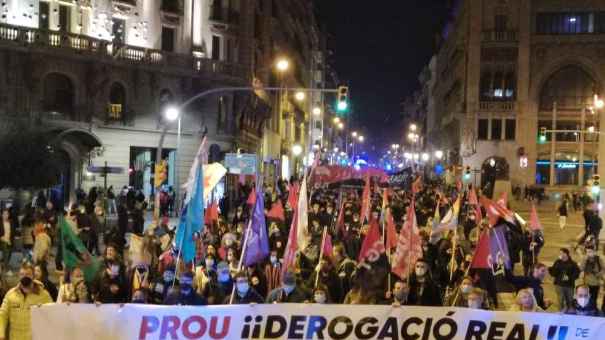 Imatge de la protesta