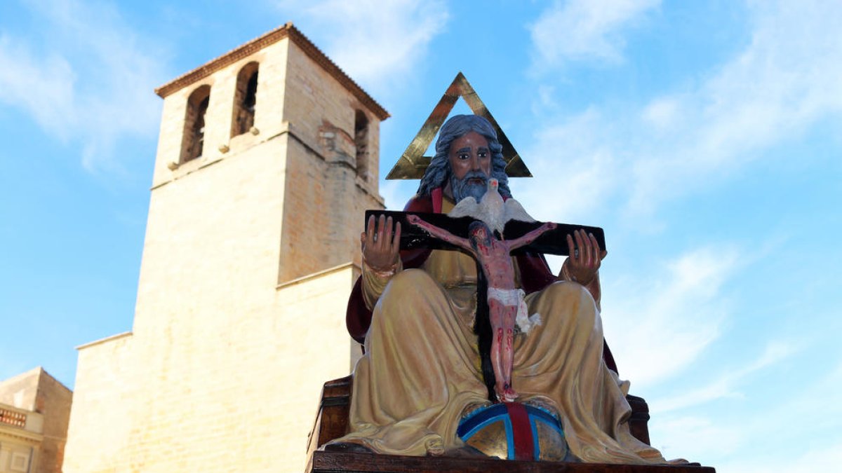 L'Espluga recupera la capilla de la Santíssima Trinitat en el presbiterio de la iglesia Vieja