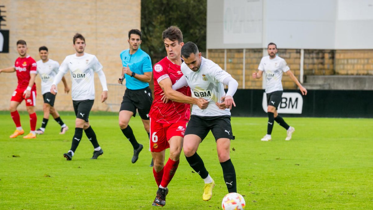 Ander Gorostidi no era titular desde el partido contra el Eldense.