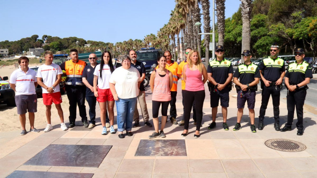 El Ayuntamiento de Tarragona ha presentado este miércoles el dispositivo de control de las playas de este verano.