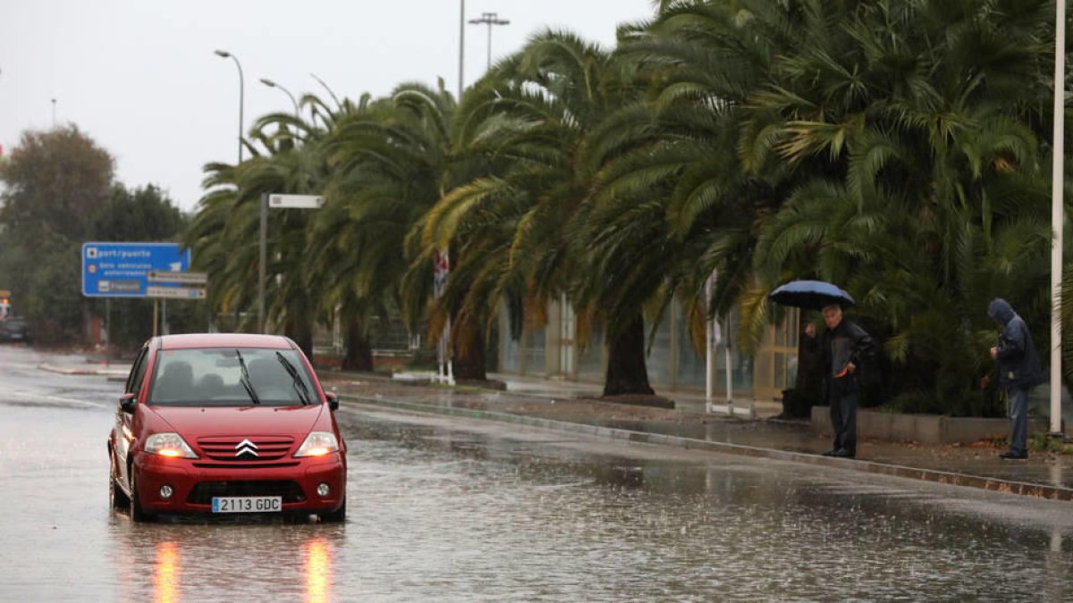 Imatge d'arxiu d'una forta tempesta al Camp de Tarragona.