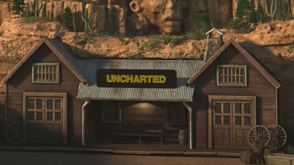Imagen virtual del exterior de la nueva atracción de PortAventura basada en Uncharted.