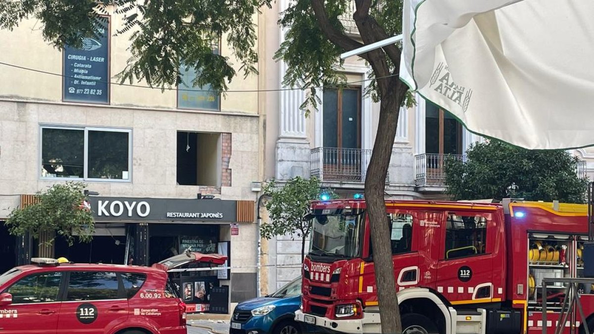 Almenys sis ferits per l'explosió a un restaurant japonès de la Rambla Nova de Tarragona