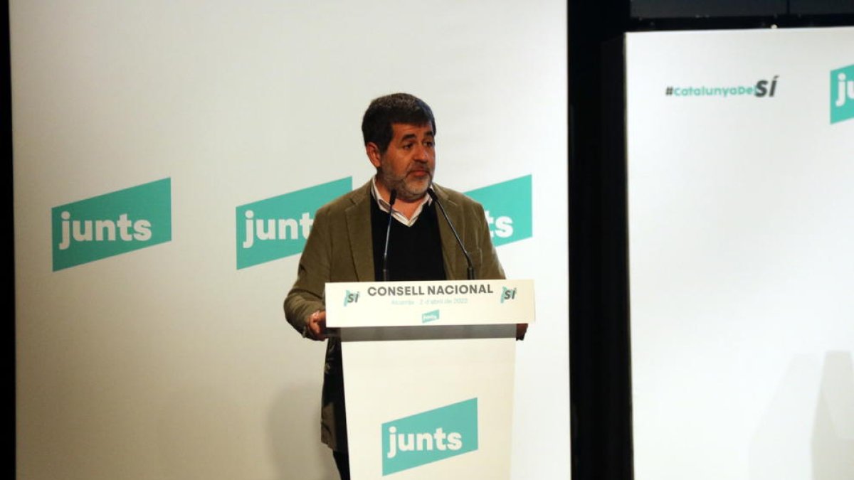 El secretario Nacional de Junts por Catalunya, Jordi Sánchez.