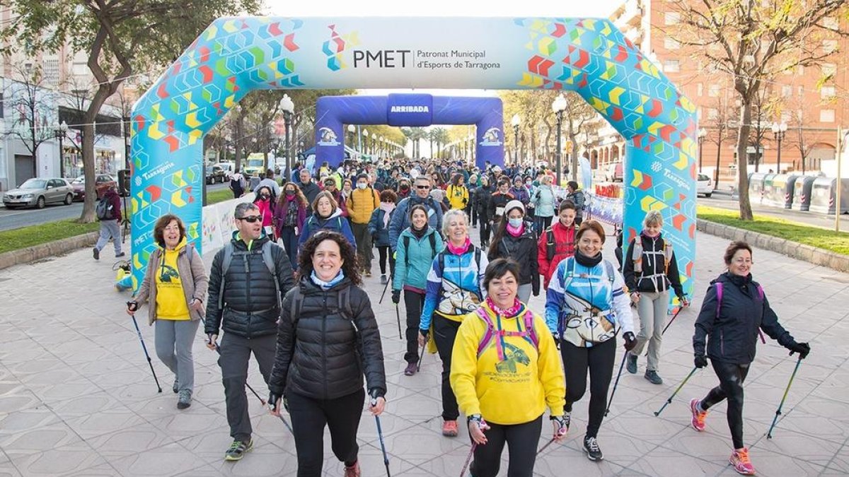 Imatge de la sortida al Passeig Francesc Macià