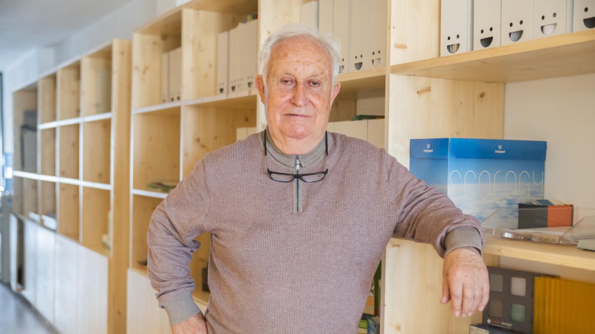 Josep Maria Garreta, en su estudio de arquitectura de Tarragona