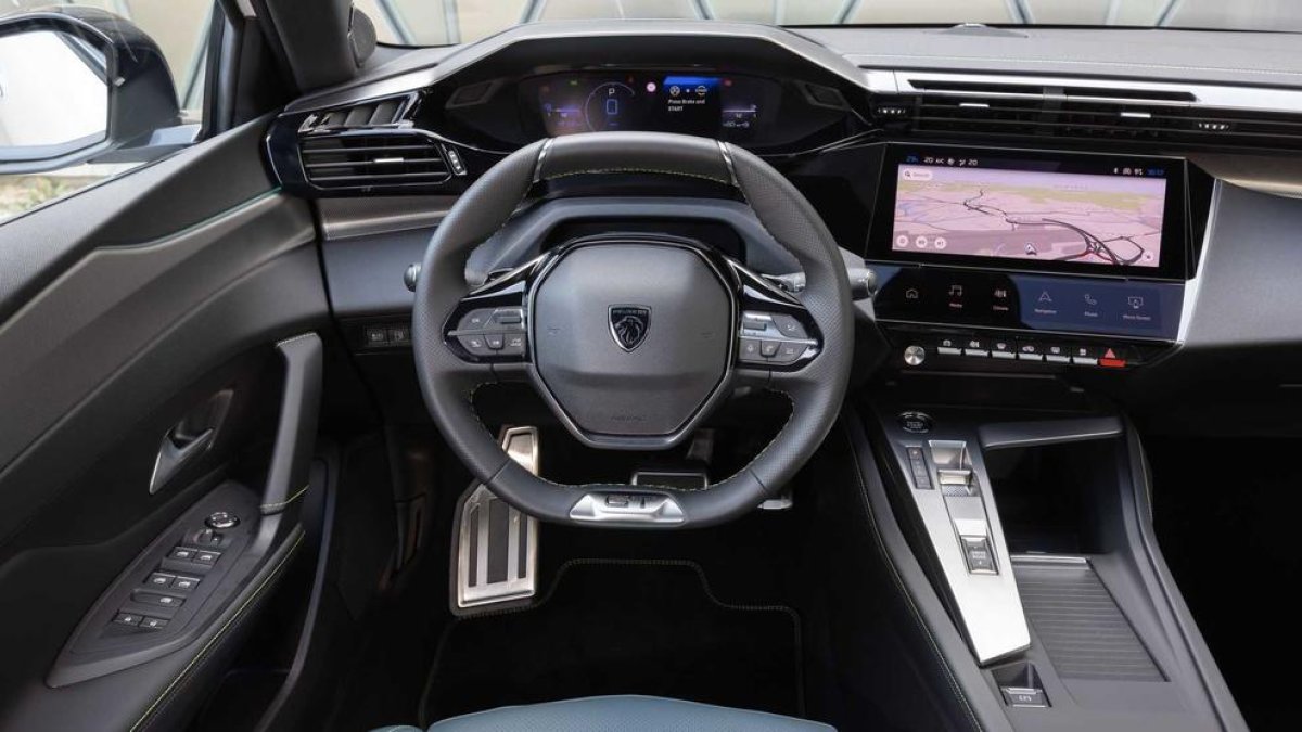 Imagen del interior de un vehículo.