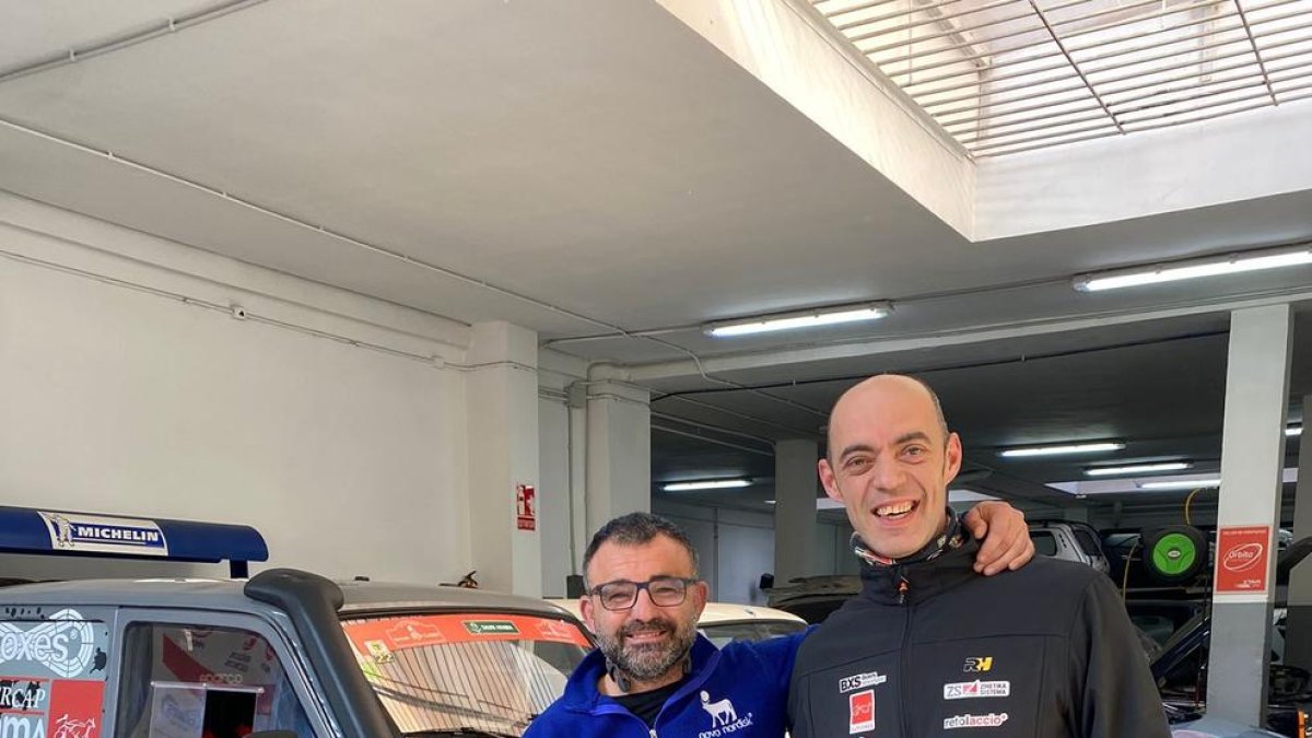 Albero amb MArcelo Quirós propietari de BXS Motorsport.