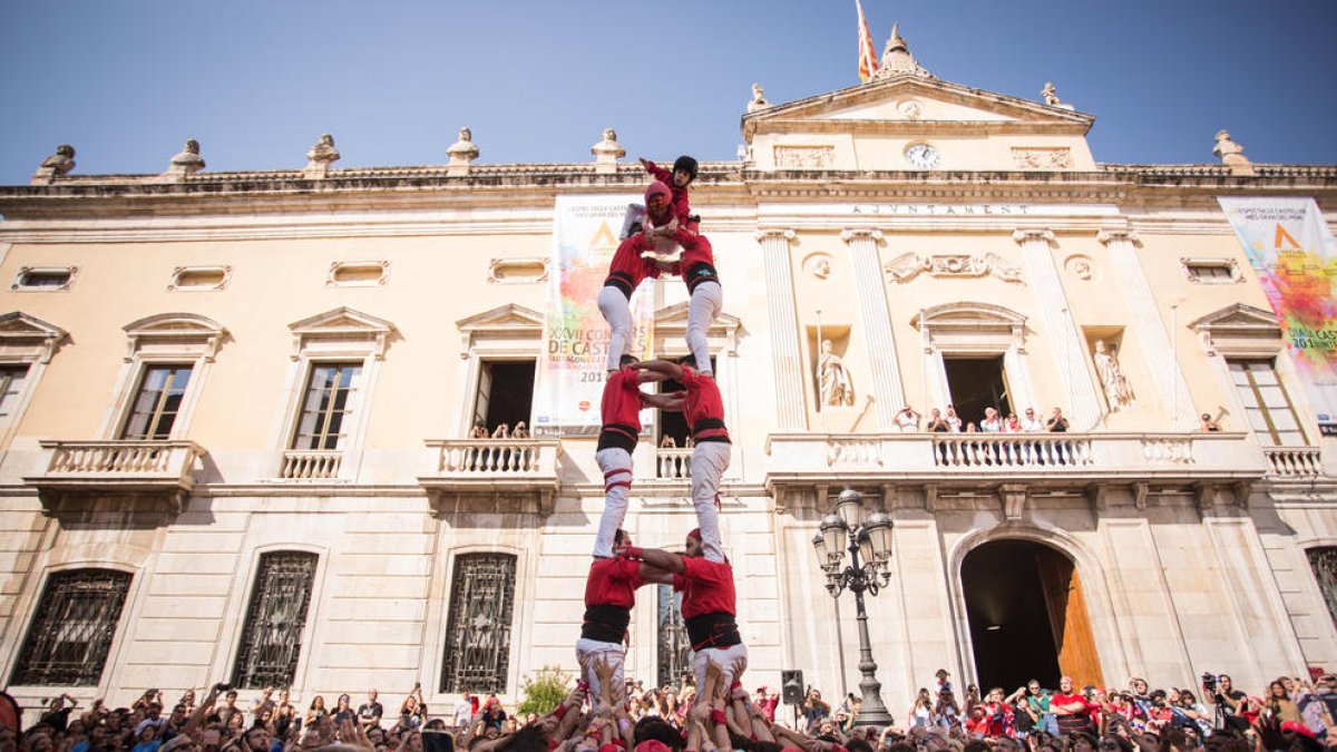 Imagen de la II Diada Castellera Internacional de 2018.