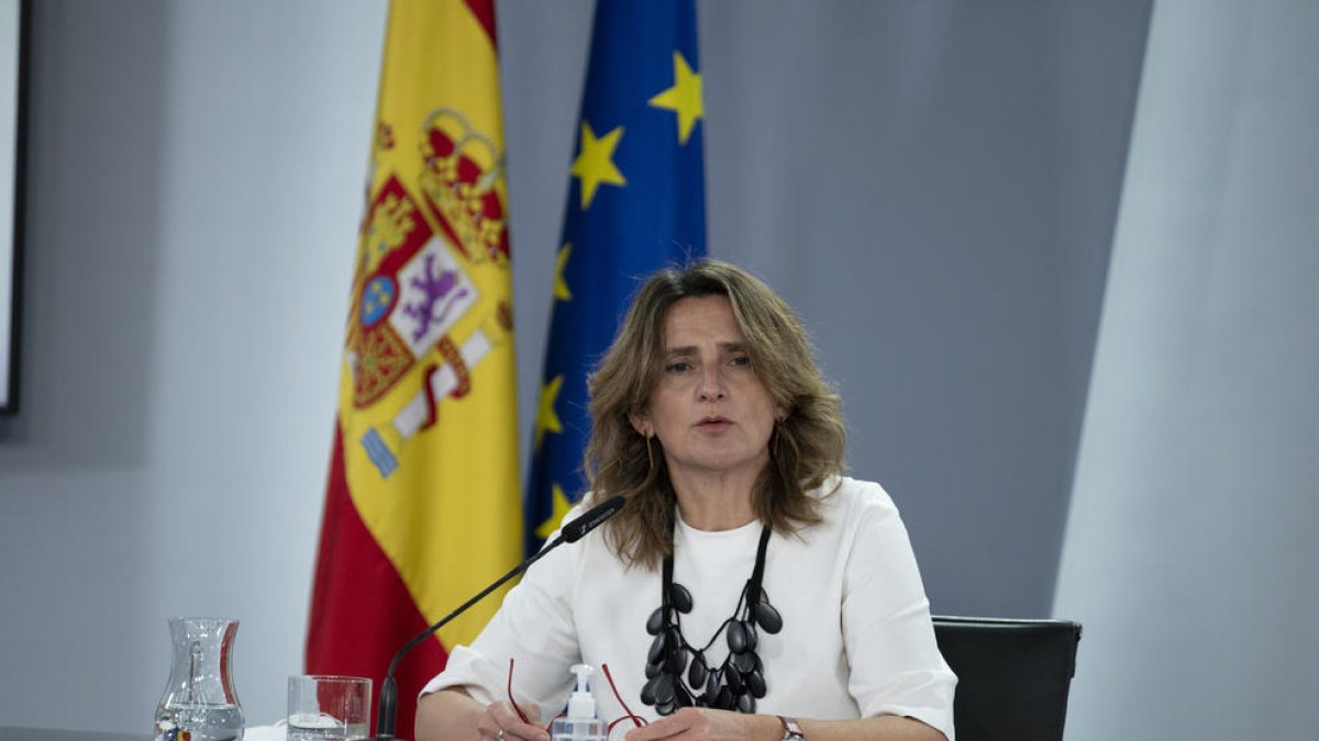 La vicepresidenta tercera, Teresa Ribera.