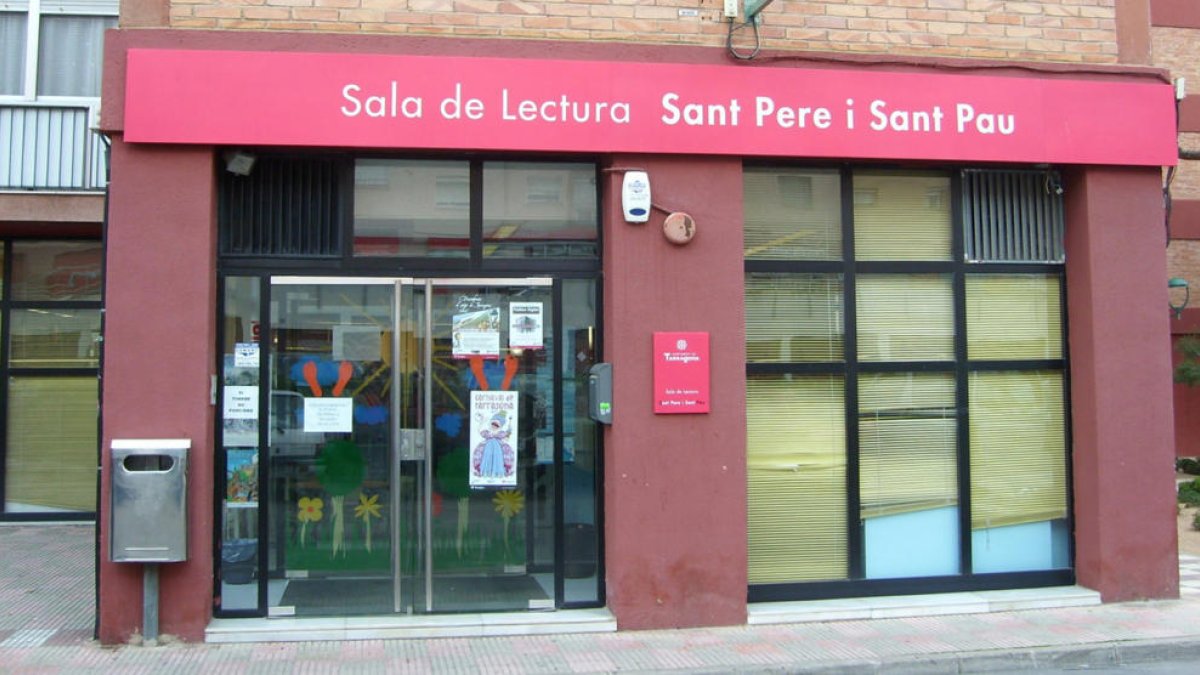 Imatge de l'antiga biblioteca de Sant Pere i Sant Pau.