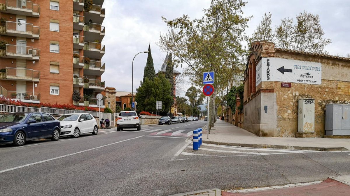 Imagen de la carretera en su tramo inicial al término de Reus.