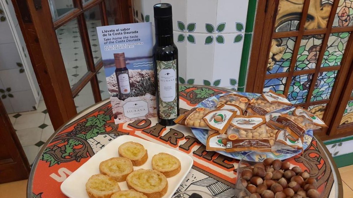 Imagen de los productos visculats en Reus que se degustan durante la visita guiada a la Estación Enológica.