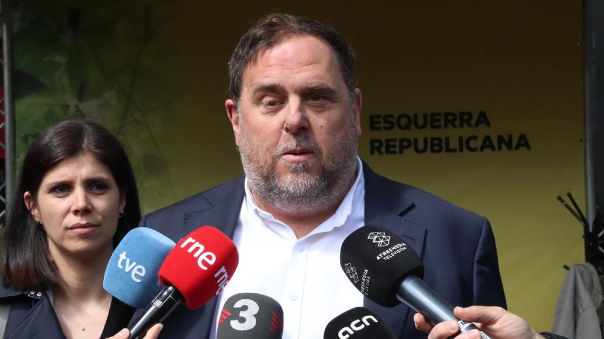 El presidente de ERC, Oriol Junqueras.