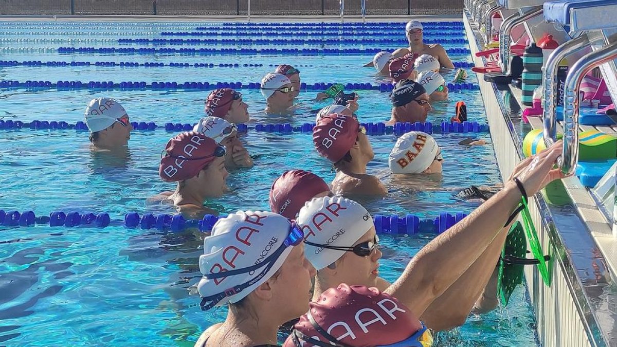 El grupo se entrenará en la piscina hasta el 16 de febrero.