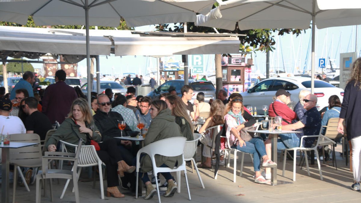 Les Terrasses del passeig marítim de Cambrils.