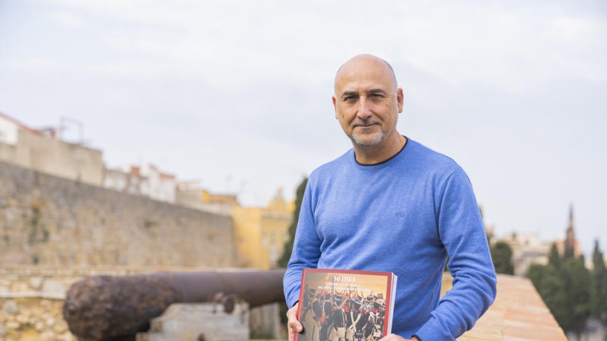 Elies Torres Claravalls, aquest dilluns, al Passeig Arqueològic de Tarragona.