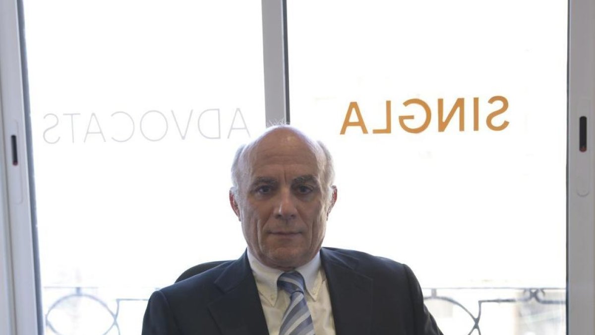 Josep Singla es el abogado de oficio de la abuela de la criatura desaparecida.