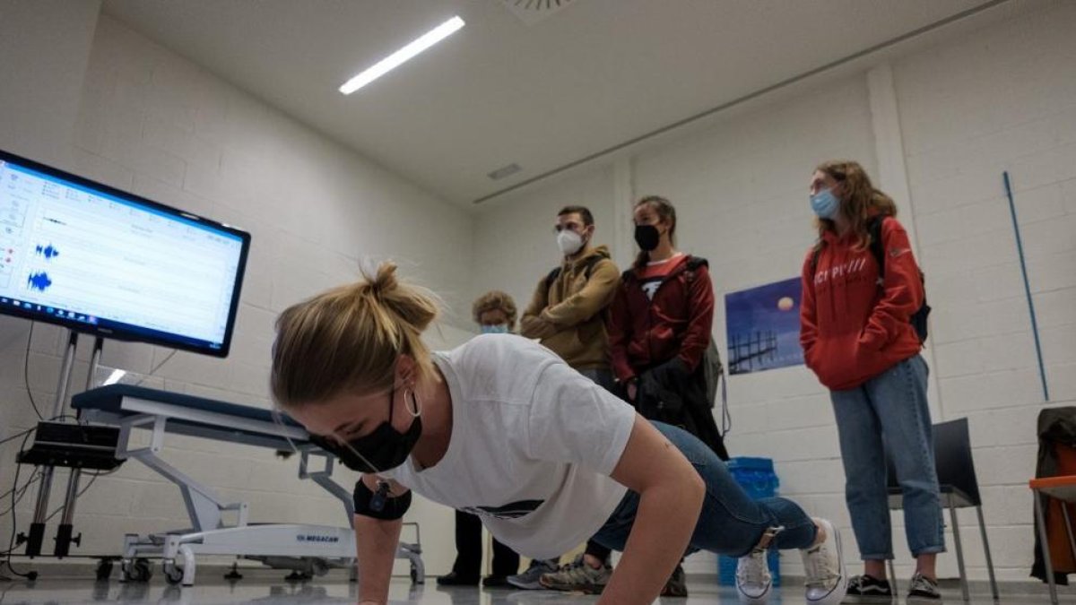 El nou aboratori de biomecànica de la URV ubicat l'Hospital Sant Joan de Reus.